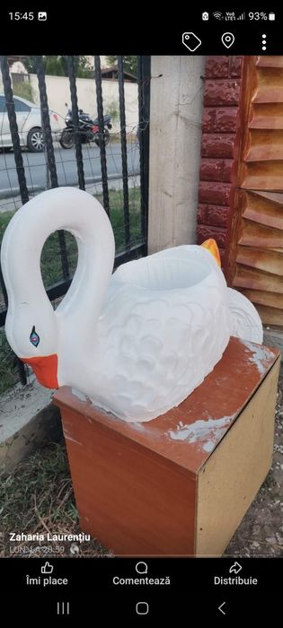 Ghiveci flori din praf de marmura