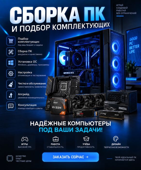 Сборка ПК под ваш бюджет
