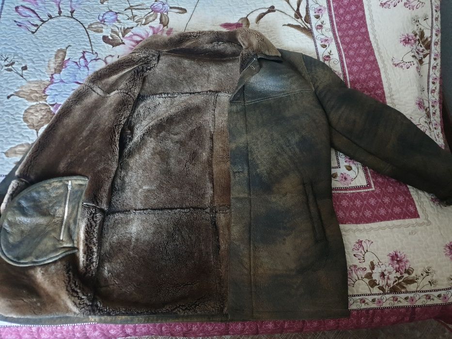 Натуральная мужская дубленка