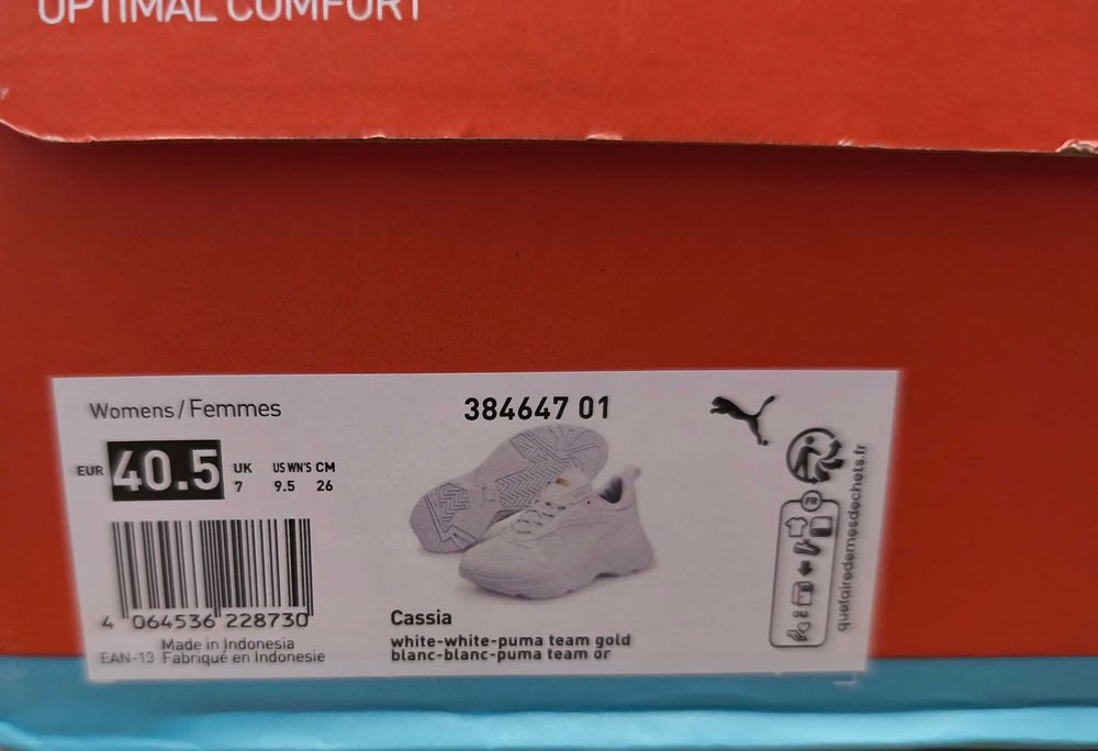 Puma Cassia White EU 40.5