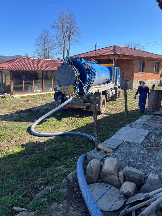 Отпушване на канали и Източване септични ями Велико Търново и региона!