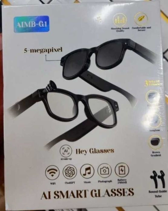 Умные смарт очки с камерой и ИИ.