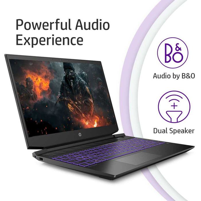 Laptop Gaming HP Ryzen 5600H 8GB SSD 512GB Video GTX 1650 4GB display 15.6 Nou Sigilat