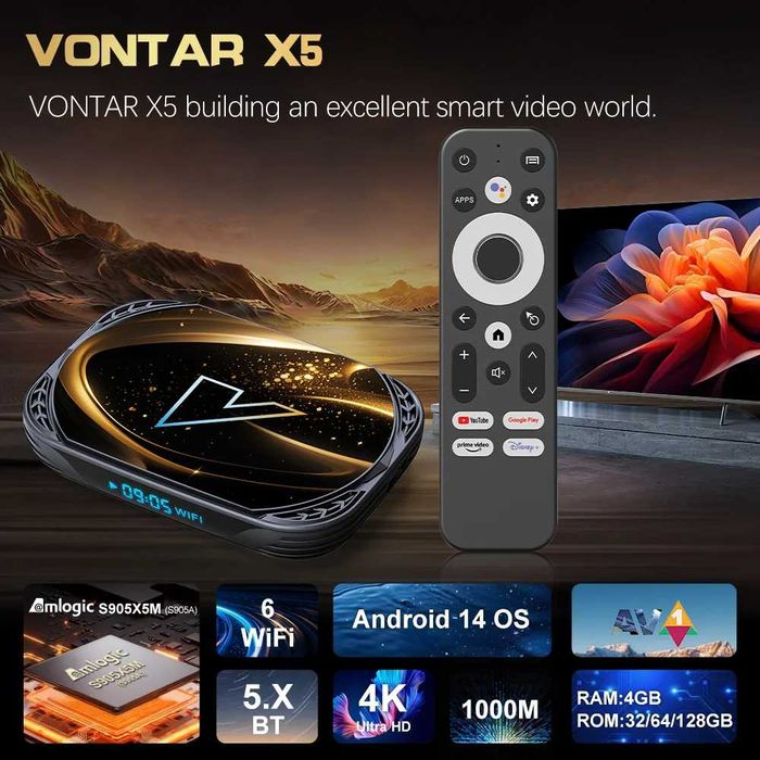 TV Box X5 Android 14