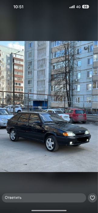 ВАЗ-2114 черного цвета