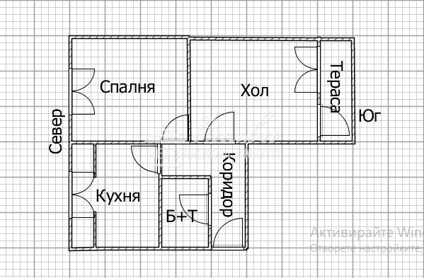 Двустаен апартамент - кв. Тракия