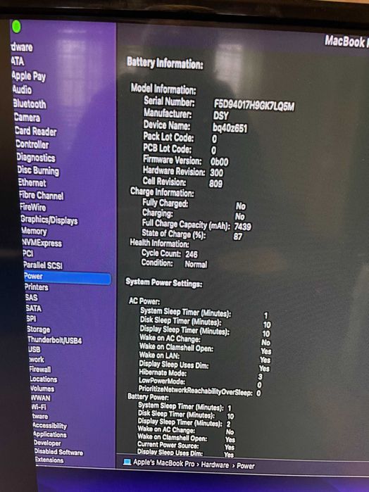 16" Core i7 MacBook Pro A2141 (2019) Space Gray-i7/16GB RAM/512GB SSD