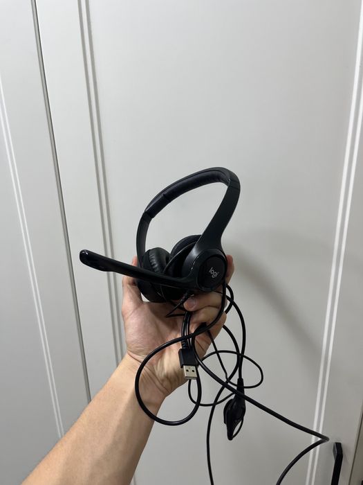 Гарнитура Logitech (USB) — с микрофоном, оригинал