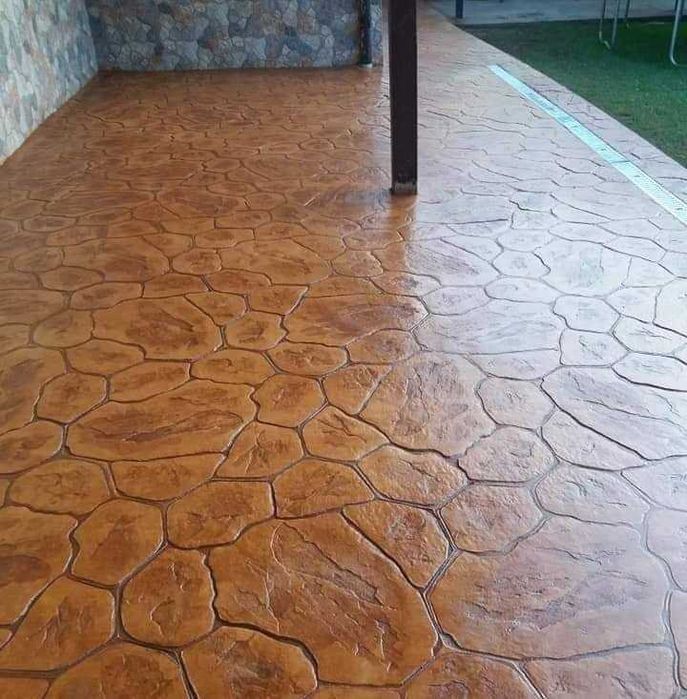 Beton amprentat si elicopterizat