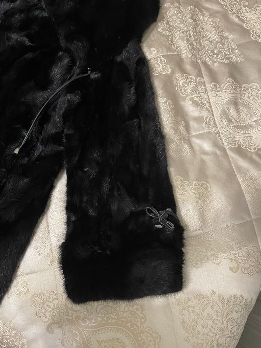 Норковая шуба очень теплая