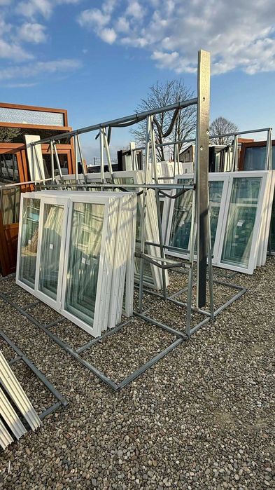 geamuri termopan albe 3 canate de la 950 lei