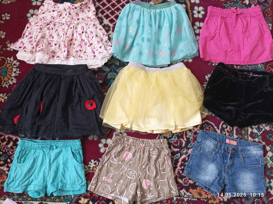 Много Летни дрехи за момиче 5-7г.