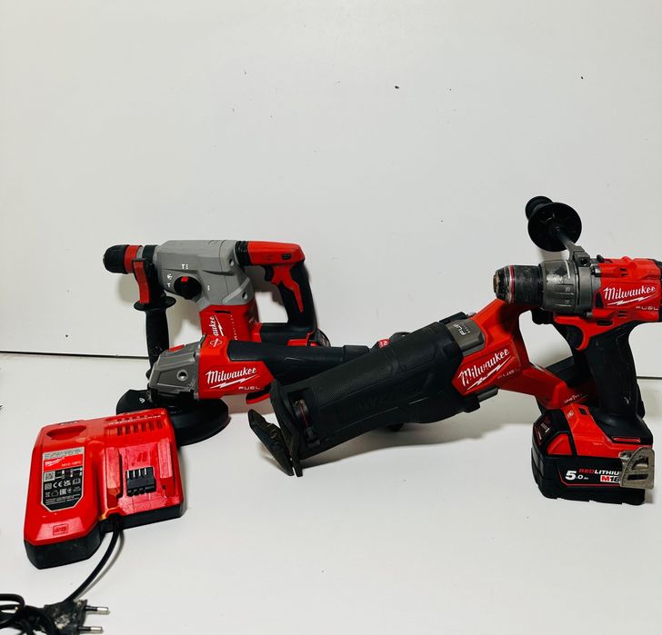 Kit scule milwaukee flex filetanta rotopercutor