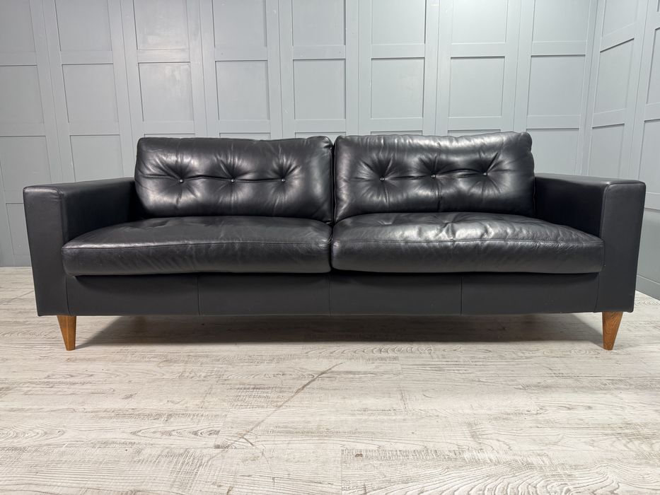 Датски кожен диван 3-ка Hjort Knudsen К106
