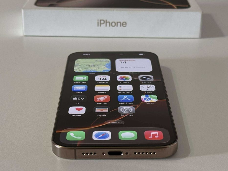 Бартер! Гаранция! iPhone 16 Pro Max Desert Titanium (Златен)