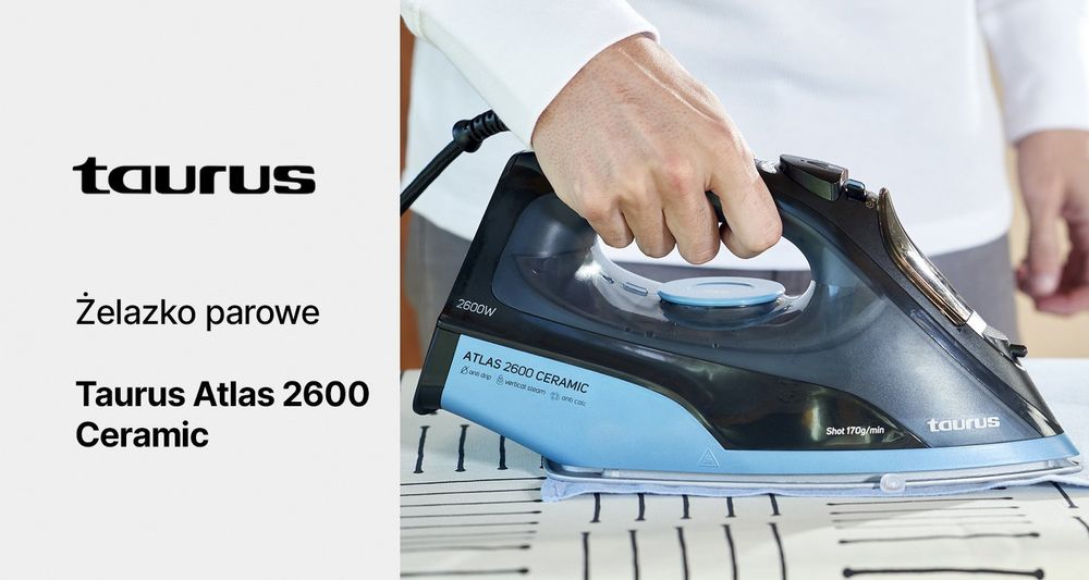 ПРОМО!!! Парна ютия Taurus Atlas 2600 Ceramic