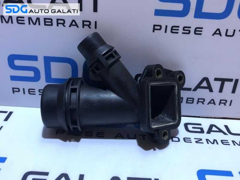 Corp Carcasa Distribuitor Termostat Apa BMW Seria 3 E90 E91 E92 E93 318 2.0 D 2006 – 2010 Cod 2247744 11122247744 [D0099]