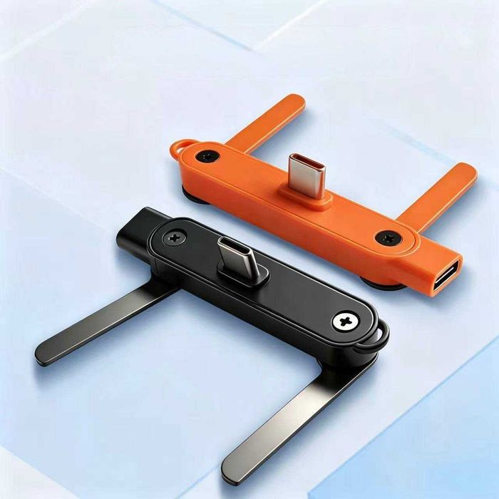 Кабель USB-C с мощностью 240 Вт и встроенной складной подставкой.