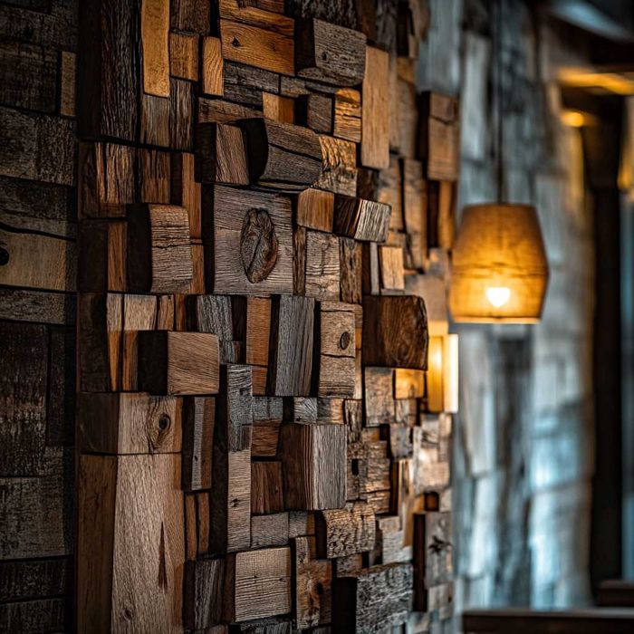 Стенен декор - пано от масивна дървесина по поръчка.