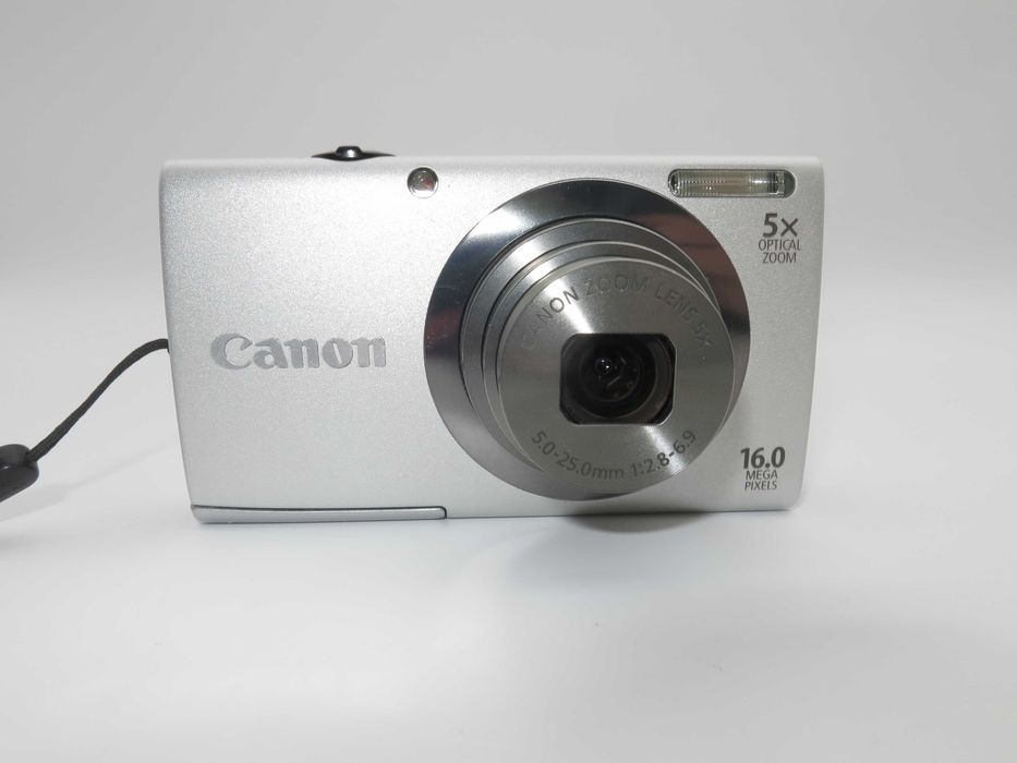 Canon PowerShot A2400 ултра компактен цифров фотоапарат, дигитална камера, 16MP, като НОВА, пълен комплект, работи отлично!