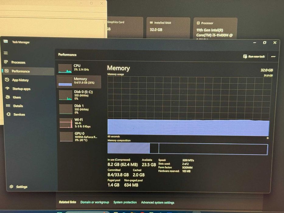 Lenovo Legion 5 15ITH6H  165 Hz, 32GB RAM, 3060 6GB GDDR6