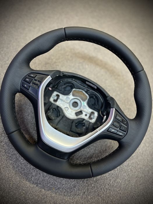 Volan piele naturală BMW seria 1 2 3 4 F20 F22 F30 F31 F32 F33 F34 F36