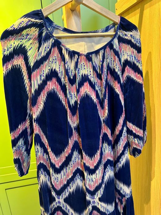 Платье из помбархата.