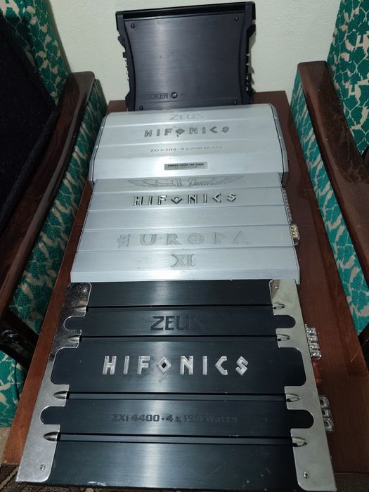 Amplificatoare auto Hifonics Crunch Kicker Jbl nu Hertz Helix Alpine