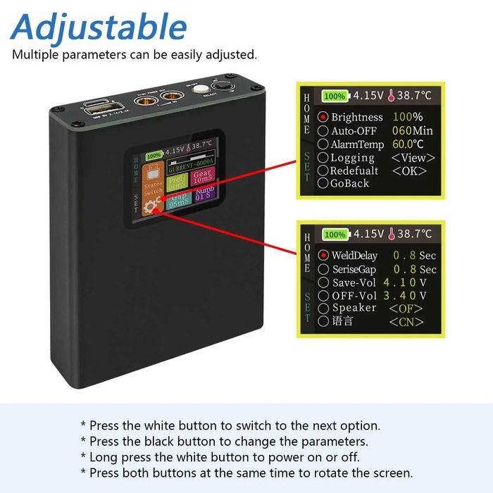 Aparat digital de Sudura in Puncte cu Afisaj Electronic Banda Nichel