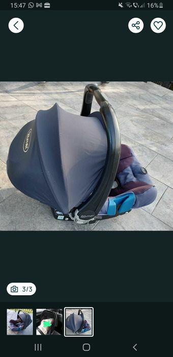 Scoica auto Britax Romer