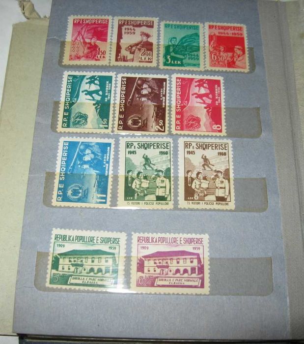 Марки Албании коллекция