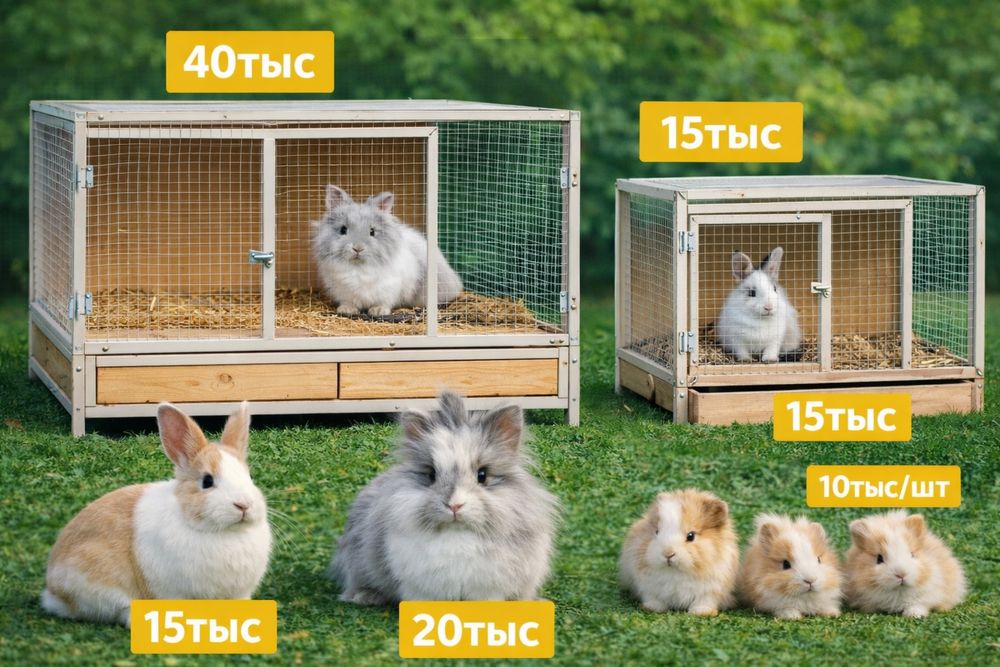 Семейство декоративных кроликов