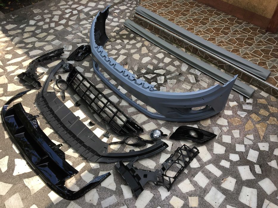 Bara Passat CC R line completa, praguri, difuzor spate (set complet)