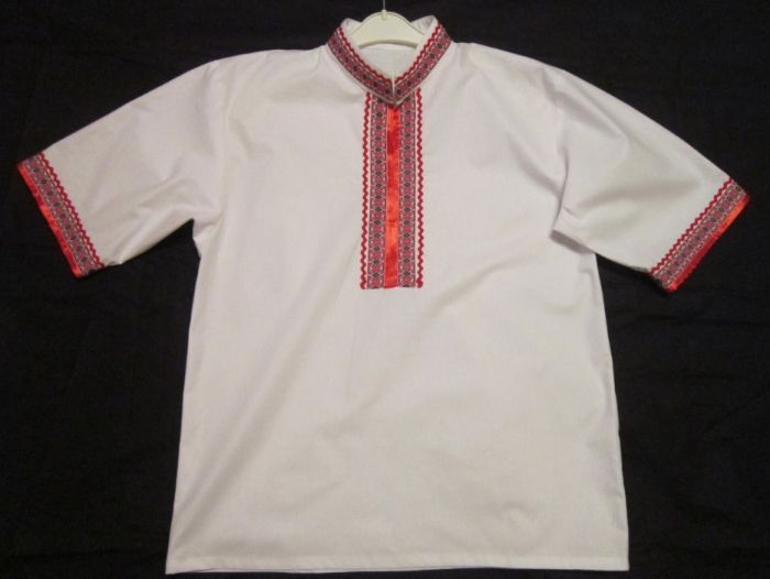 Мъжка риза с шевици,фолклорна риза,риза с народни мотиви