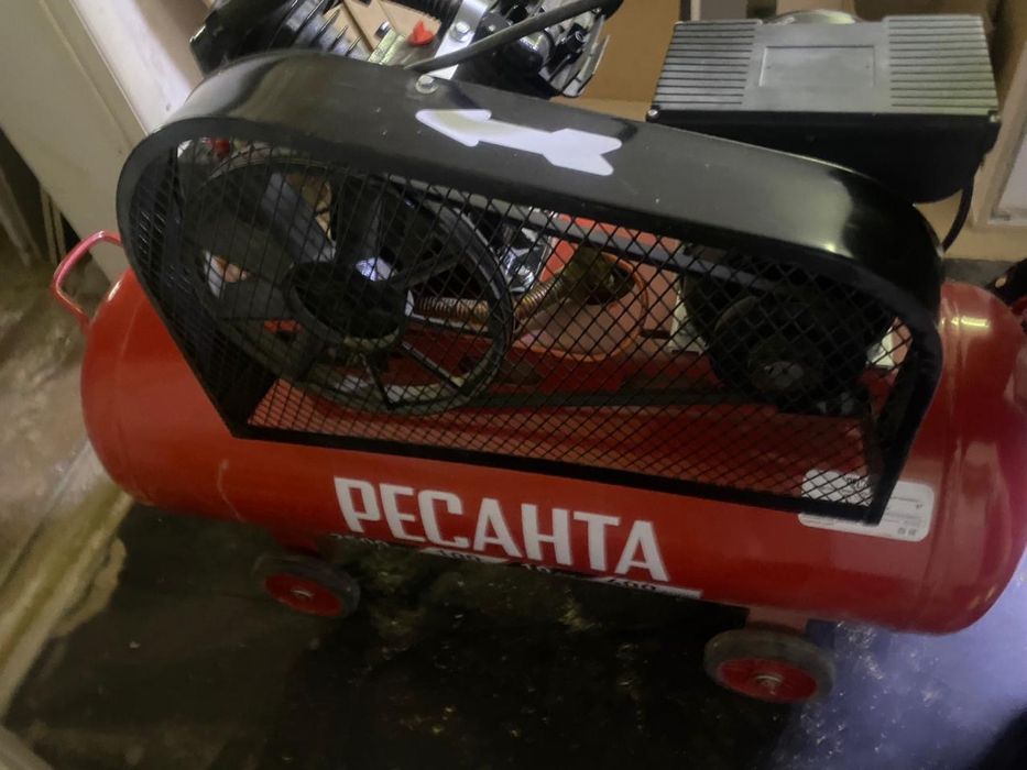 Компрессор ресанта 100л