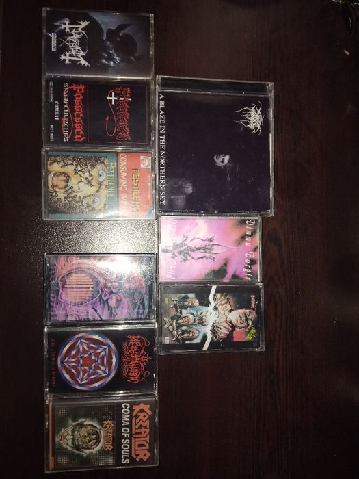 Back/ death/ thrash метъл  аудио  касетки +CD