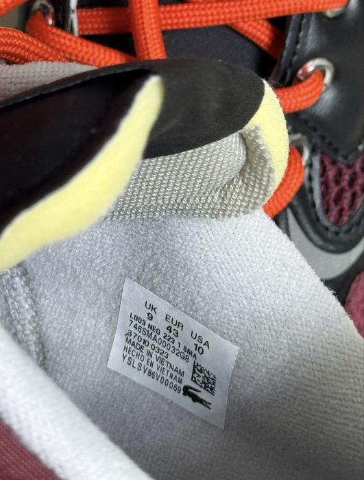 Оригинал мужские кроссовки Lacoste