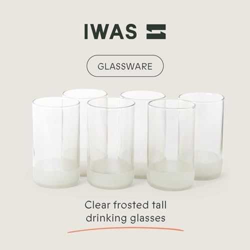 Нов комплект 6 броя Устойчиви чаши за вода коктейли сокове Екологични