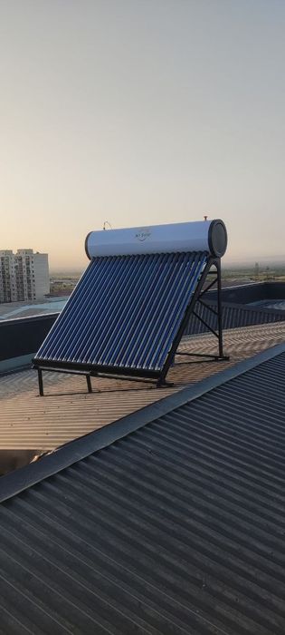 Куёш сув иситкичи ~ Солнечный водонагреватель