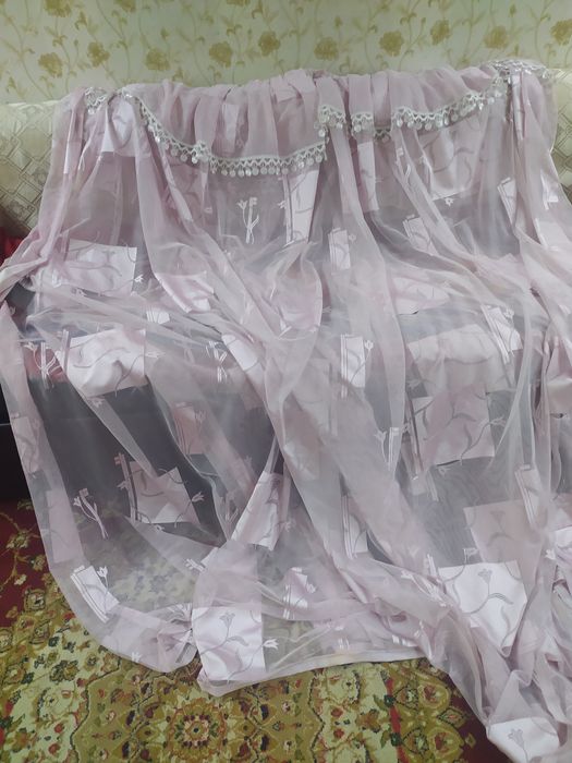 Перде туль штор  срочно сатылады