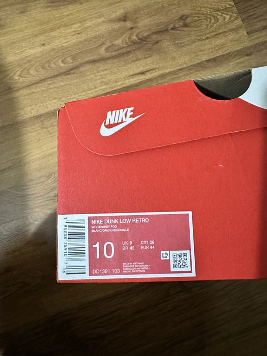 Nike dunk low grey fog