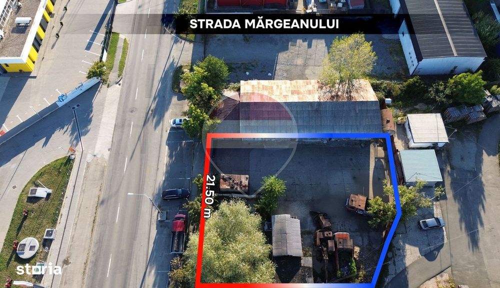 De vanzare teren zona Margianului potrivită pentru SHOWROOM