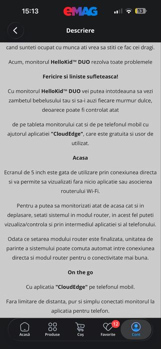 Baby Monitor wifi 2 in 1