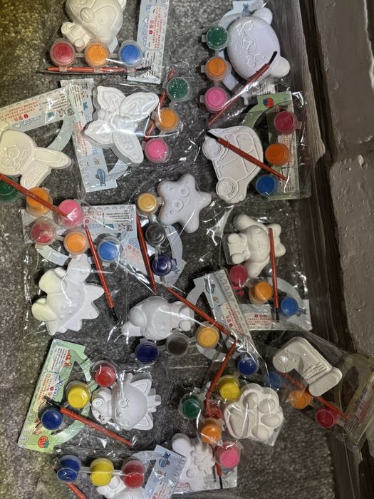 Гипсовые фигурки из гипса для детей -раскраски