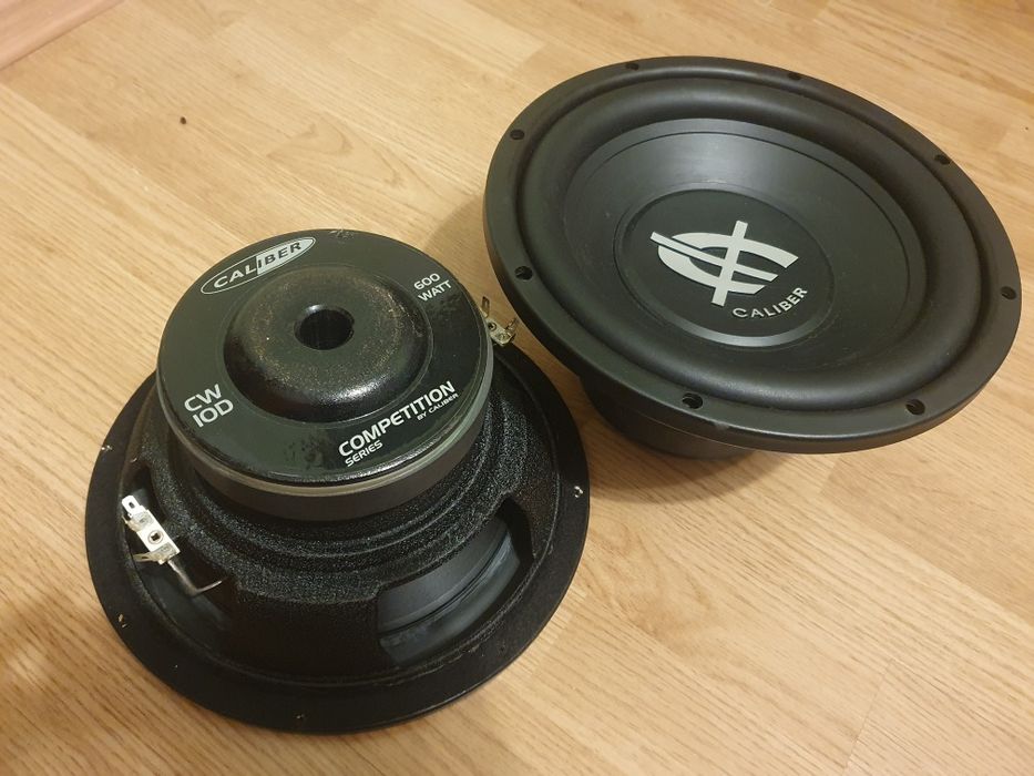 Set difuzoare subwoofer 10" 600 w Caliber  Sw S10D 2 x 4 ohmi