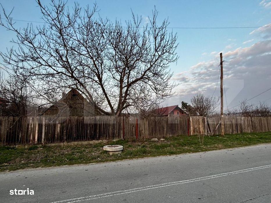 Teren IV 5.358 mp, front 30 ml, toate utilitatile, Teisani – Gherces