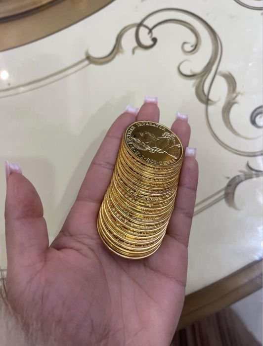 Vand momede placte cu aur de 24k frank iosif 4 ducat 1915
