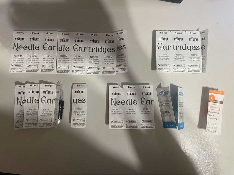 Тату машинка + расходники для тату