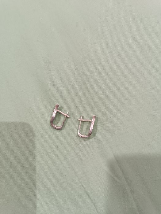 Сребърни дамски обеци