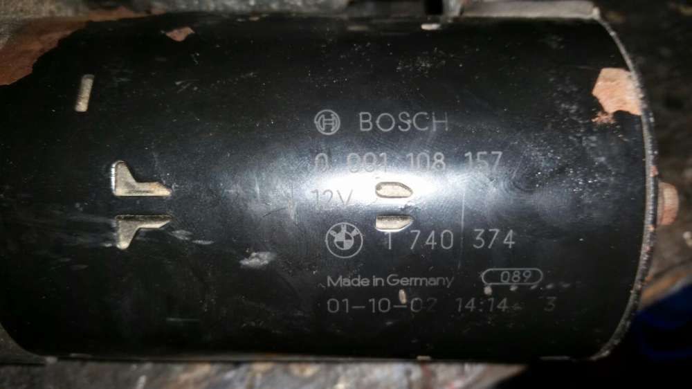 Electromotor Bosch bmw e46 316 318 1.9 2.0 valvetronic dezmembrez e46